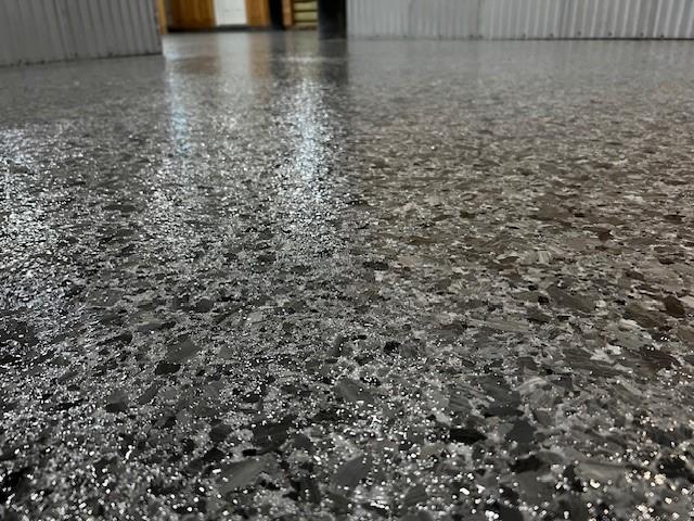 4195 Direct-to-Concrete Pigmented Epoxy in Whisper Grey by Southern Concrete Coatings in Morgan City, Louisiana