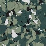 1/4 inch Green Blended Flake