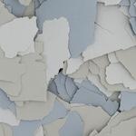 1 inch Coastal Blue Blended Flake