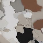 1 inch Dakota Grey Blended Flake