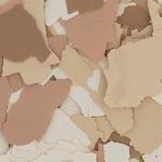 1 inch Medium Tan Blended Flake