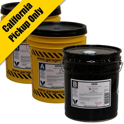 4800 15 Gal Kit Industrial 100% Solids Epoxy Floor Coating CA Will Call